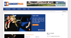 Desktop Screenshot of concertpass.com